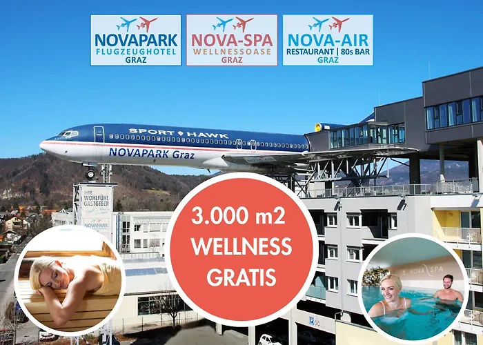 Novapark Flugzeughotel Graz
