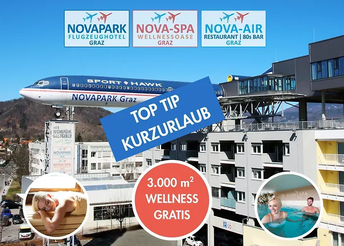 Novapark Flugzeughotel Graz